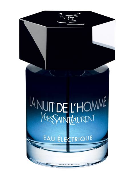 la nuit de l homme yves saint laurent eau electrique|ysl la nuit bleu electrique.